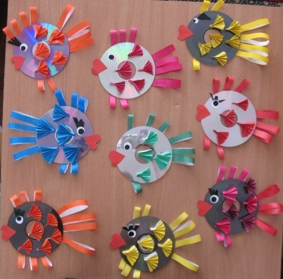 Поделки из cd-дисков