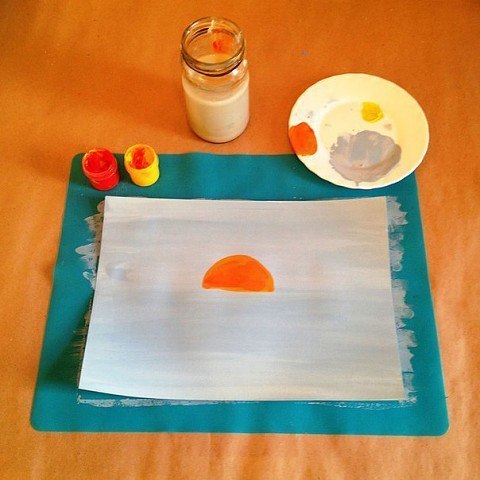 Урок рисования мазками для детей Урок рисования мазками для детей