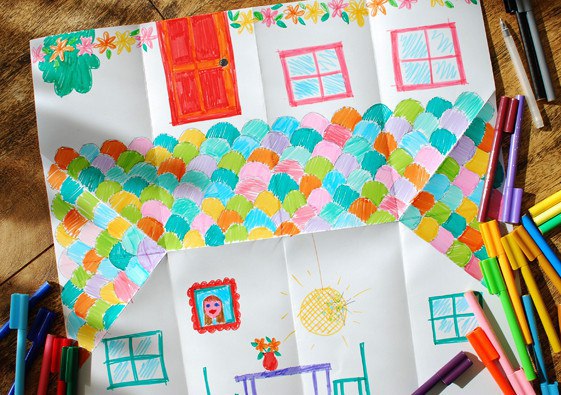 Оригами «домик» Оригами «домик»