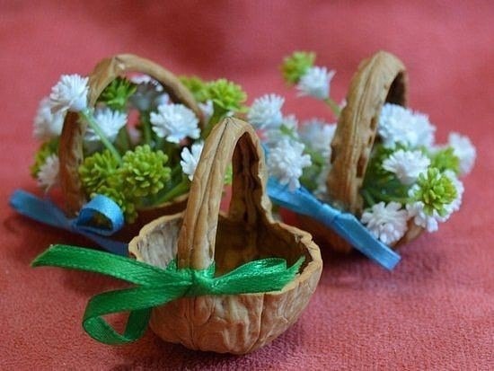 Мастерим с детьми из ореховой скорлупы. идеи для творчества