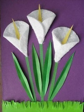 Поделки с детьми из ватных дисков Поделки с детьми из ватных дисков