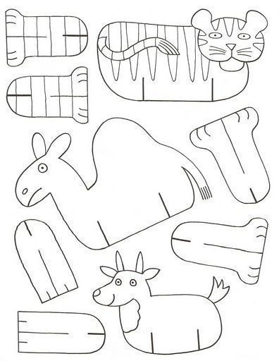 Объемные поделки “животные” Объемные поделки “животные”