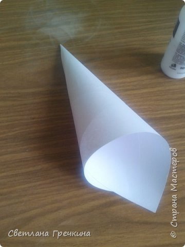 Ёлочка из бумаги. мастер-класс