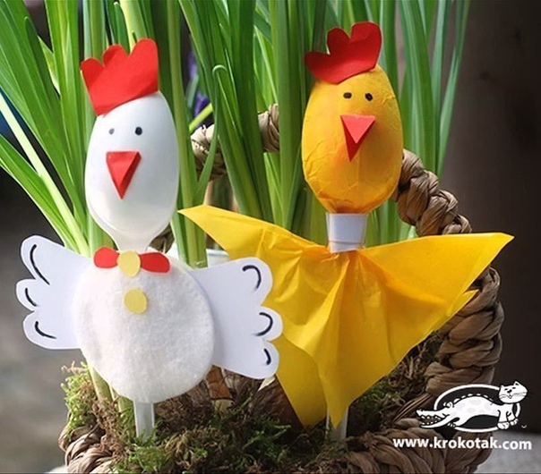 Пoдeлки из oднopaзoвыx лoжeк