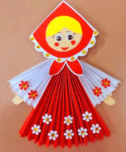 Поделка «девица-красавица» ✂✏ Поделка «девица-красавица» ✂✏