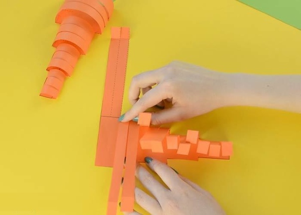 &nbsp;поделки. объемная морковка.