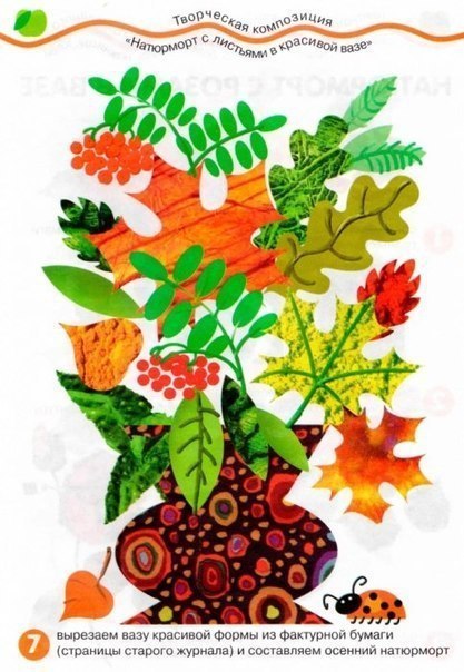 Аппликация "натюрморты" Аппликация "натюрморты"