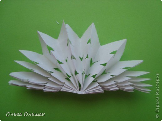 Объемные снежинки