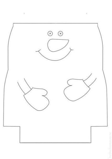 Новогодний снеговик-мешочек для сладостей за 20 минут Новогодний снеговик-мешочек для сладостей за 20 минут