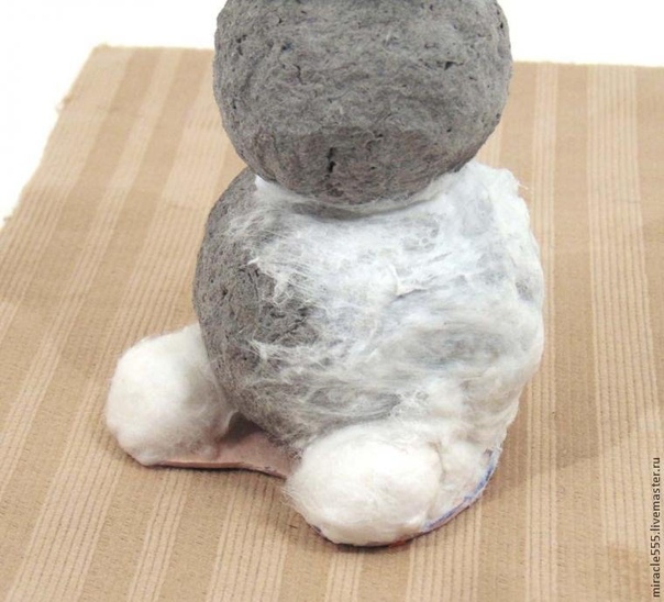 Елочка из ватных дисков Елочка из ватных дисков