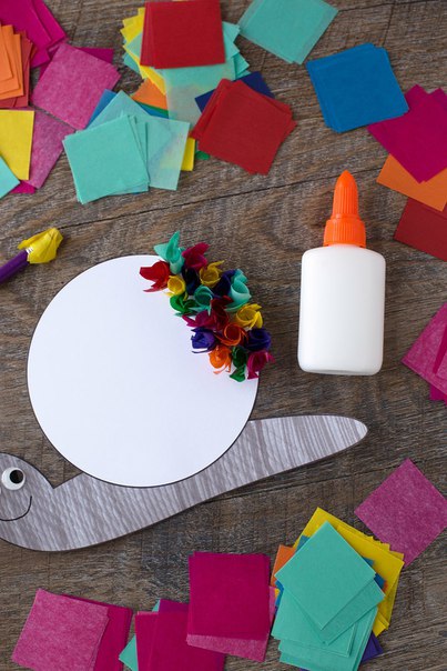 Объёмная аппликация "улитка" Объёмная аппликация "улитка"