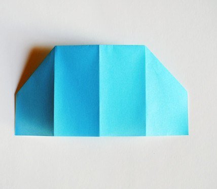 Оригами "домик" можно сделать из простой бумаги