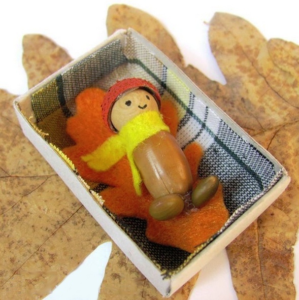 Поделки из желудей. интересные идеи поделок из желудей.