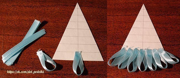 Елочка из лент Елочка из лент