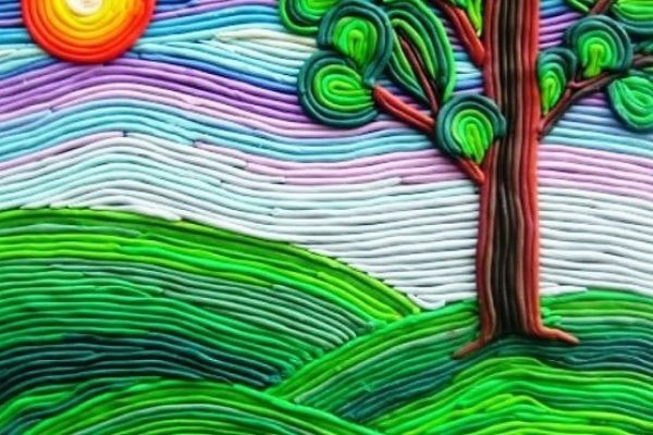 Лепка жгутиками Лепка жгутиками