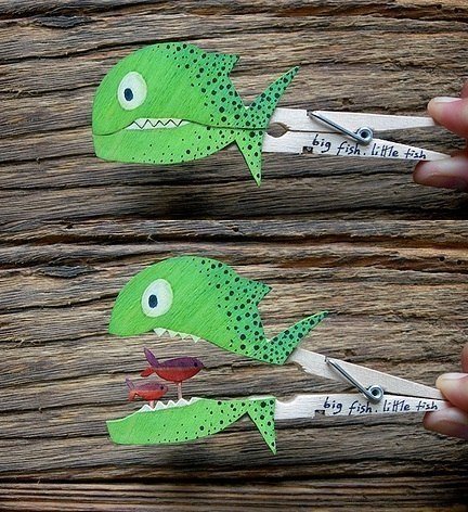 Поделки из прищепок