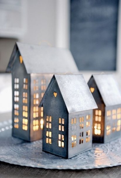 Бумажные домики. шаблоны