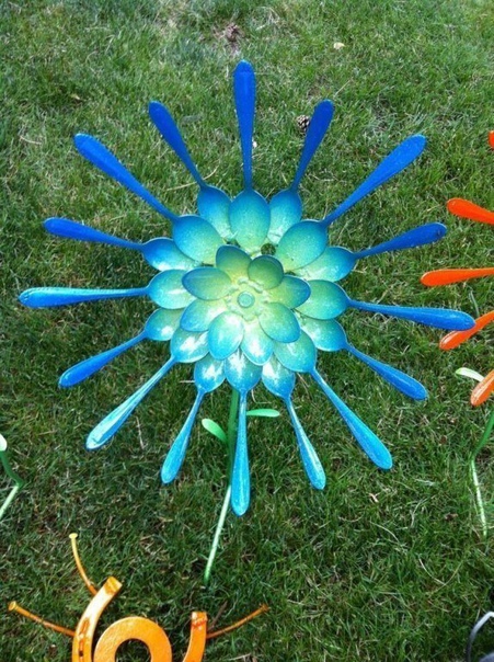 Цветы из ложек Цветы из ложек