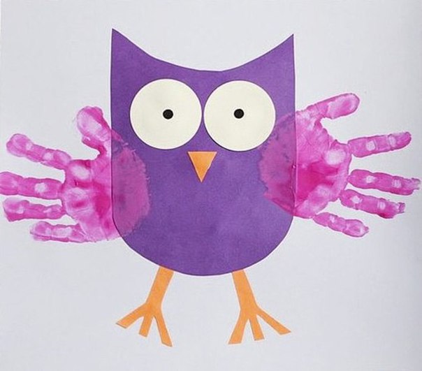 Рисунки из ладошек