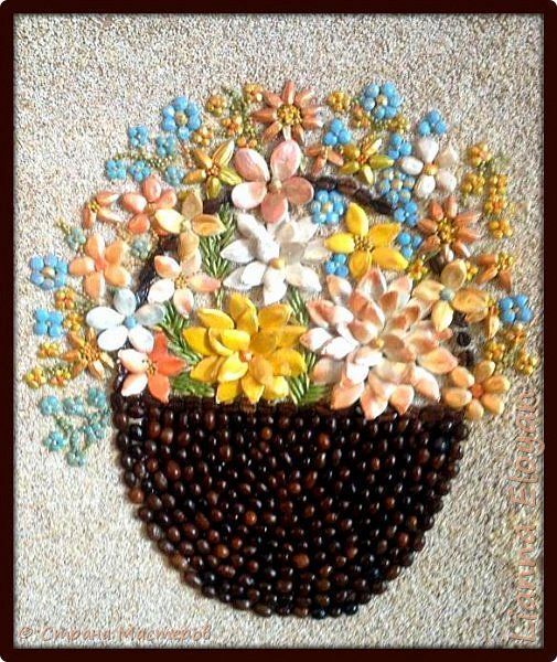 Панно из зерен и круп Панно из зерен и круп