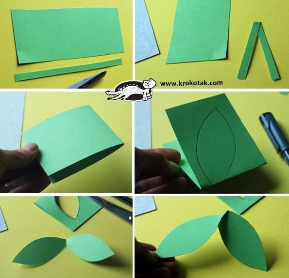 Объемная поделка «вишни»