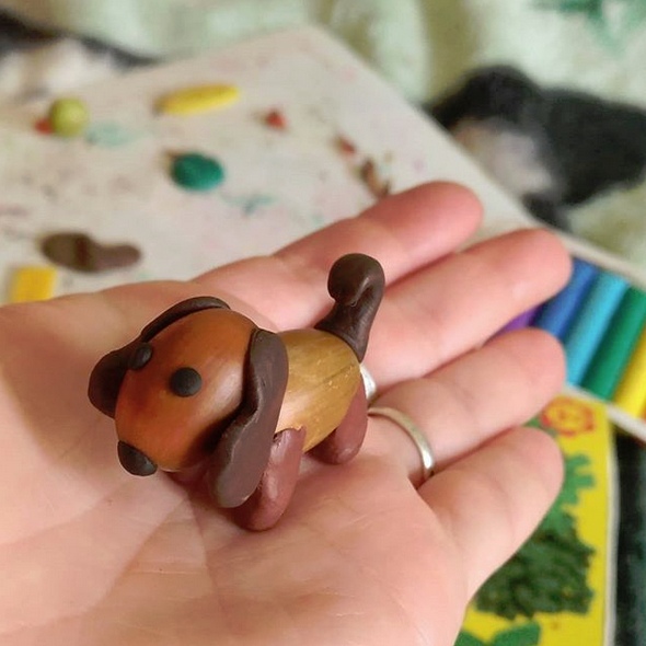 Поделки из желудей. интересные идеи поделок из желудей.