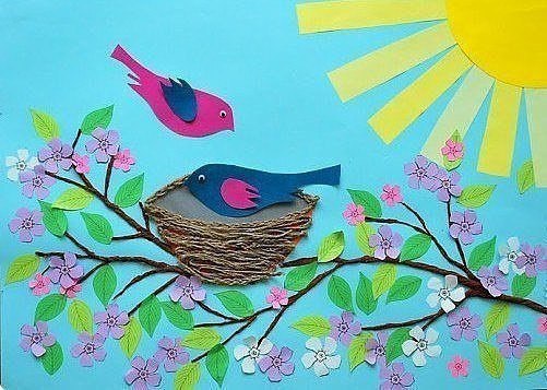 Весенние поделки с детьми