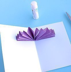 Объёмная открытка "дождик"