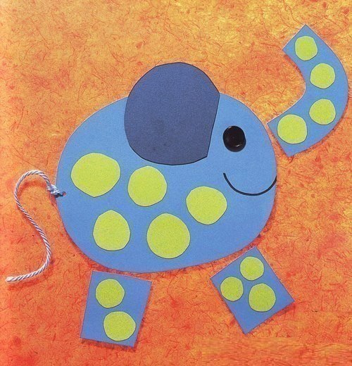 Аппликация из цветной бумаги Аппликация из цветной бумаги