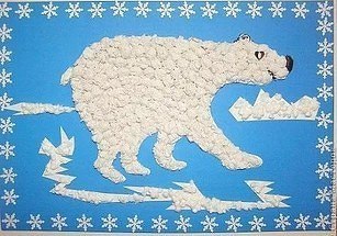 Мозаика из салфеток