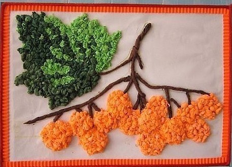 Мозаика из салфеток