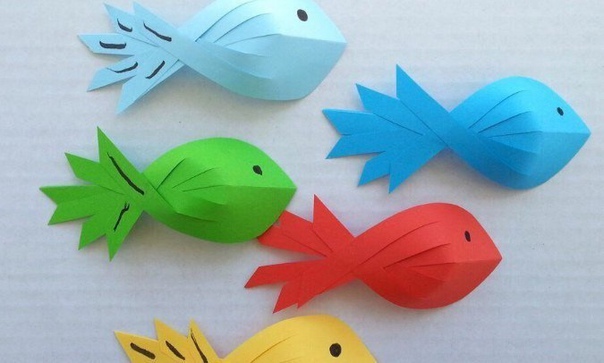 Поделки с детьми: рыбки