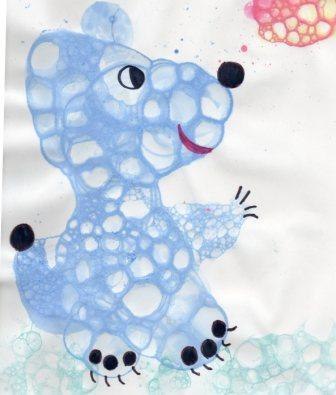 Рисуем мыльными пузырями Рисуем мыльными пузырями