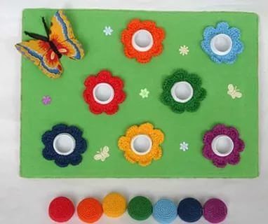 Развивающие игры из пластиковых крышек Развивающие игры из пластиковых крышек