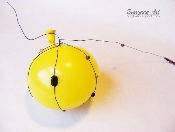 Необычные шарики на ёлочку