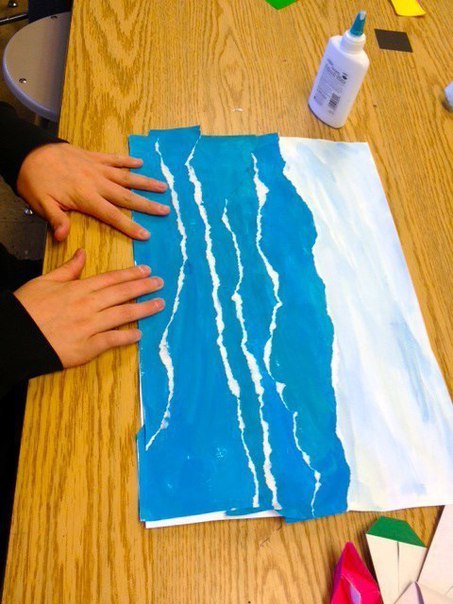 Объемная аппликация "кораблики" Объемная аппликация "кораблики"