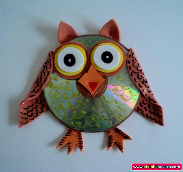 Поделки из cd-дисков