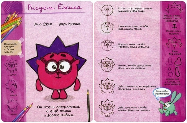 Рисуем с детками: "смешарики" Рисуем с детками: "смешарики"