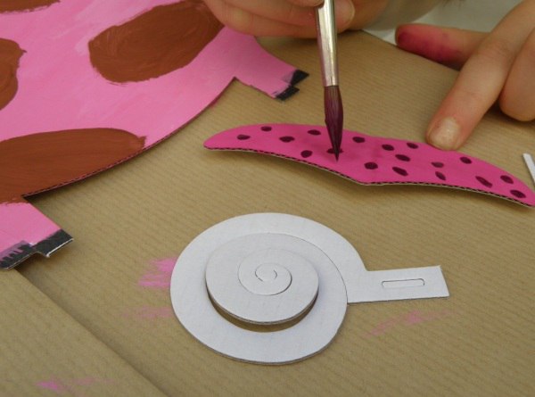 Веселый зоопарк из картона