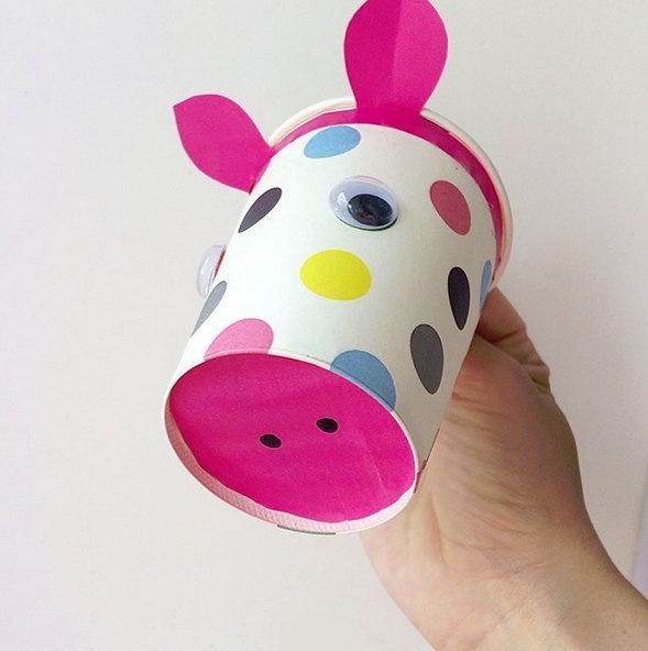 Пальчиковые игрушки  из бумажных стаканчиков