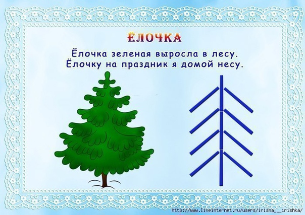 Фигурки из счетных палочек или спичек Фигурки из счетных палочек или спичек