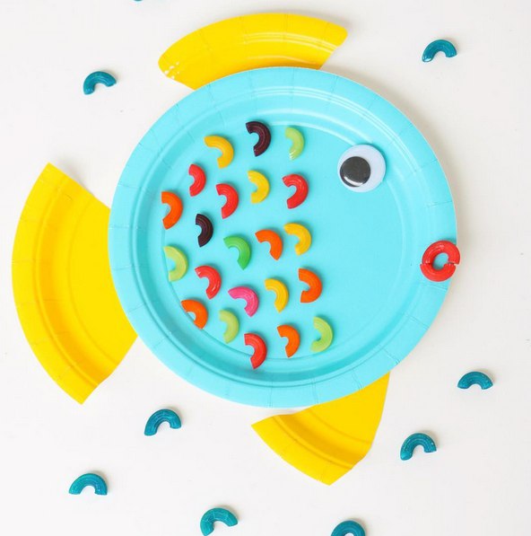 Поделки с детьми из одноразовых тарелок