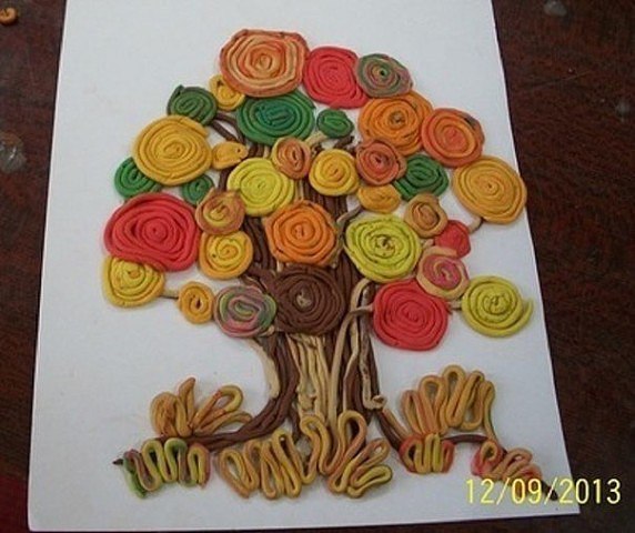 Лепим с детками из пластилина