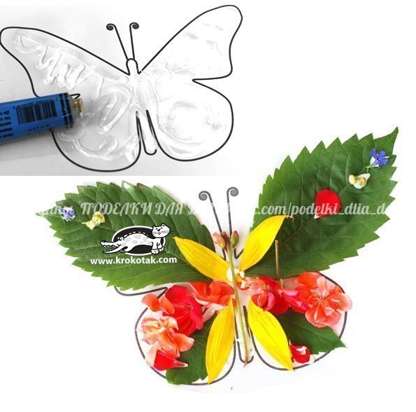 Аппликация-гербарий