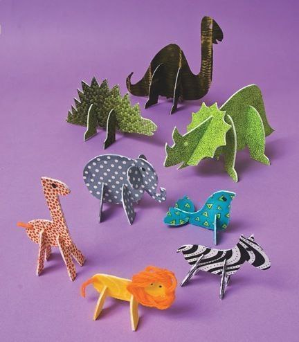 Объемные поделки “животные” Объемные поделки “животные”