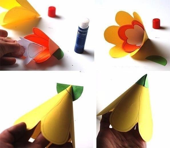 Необычная цветочная гирлянда