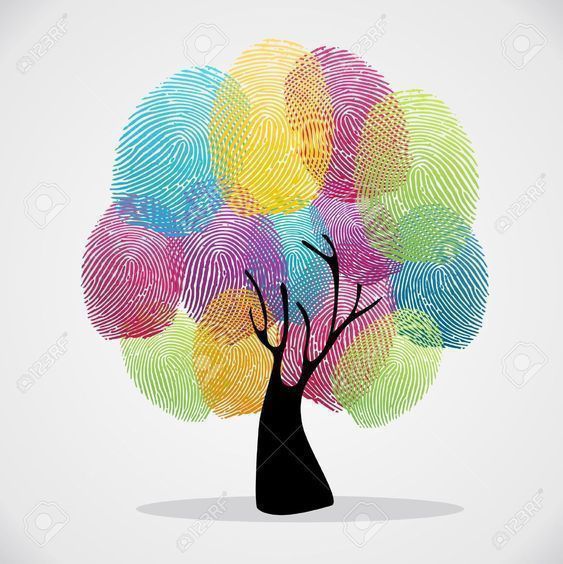 Нежные и символичные рисунки с пальчиками Нежные и символичные рисунки с пальчиками