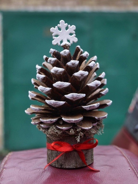 Ёлочки из шишек Ёлочки из шишек