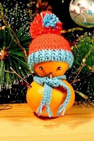 Мандариновые снеговики! Мандариновые снеговики!