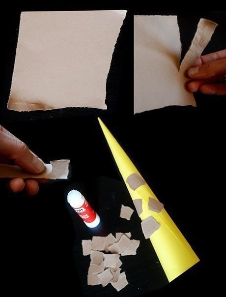 Делаем жирафа из бумаги. поделка вместе с детьми Делаем жирафа из бумаги. поделка вместе с детьми